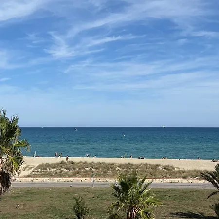 T2 Cyprien Avec Vue Sur La Mer, A 50 M De La Plage, Parking Saint-Cyprien (Pyrenees-Orientales)